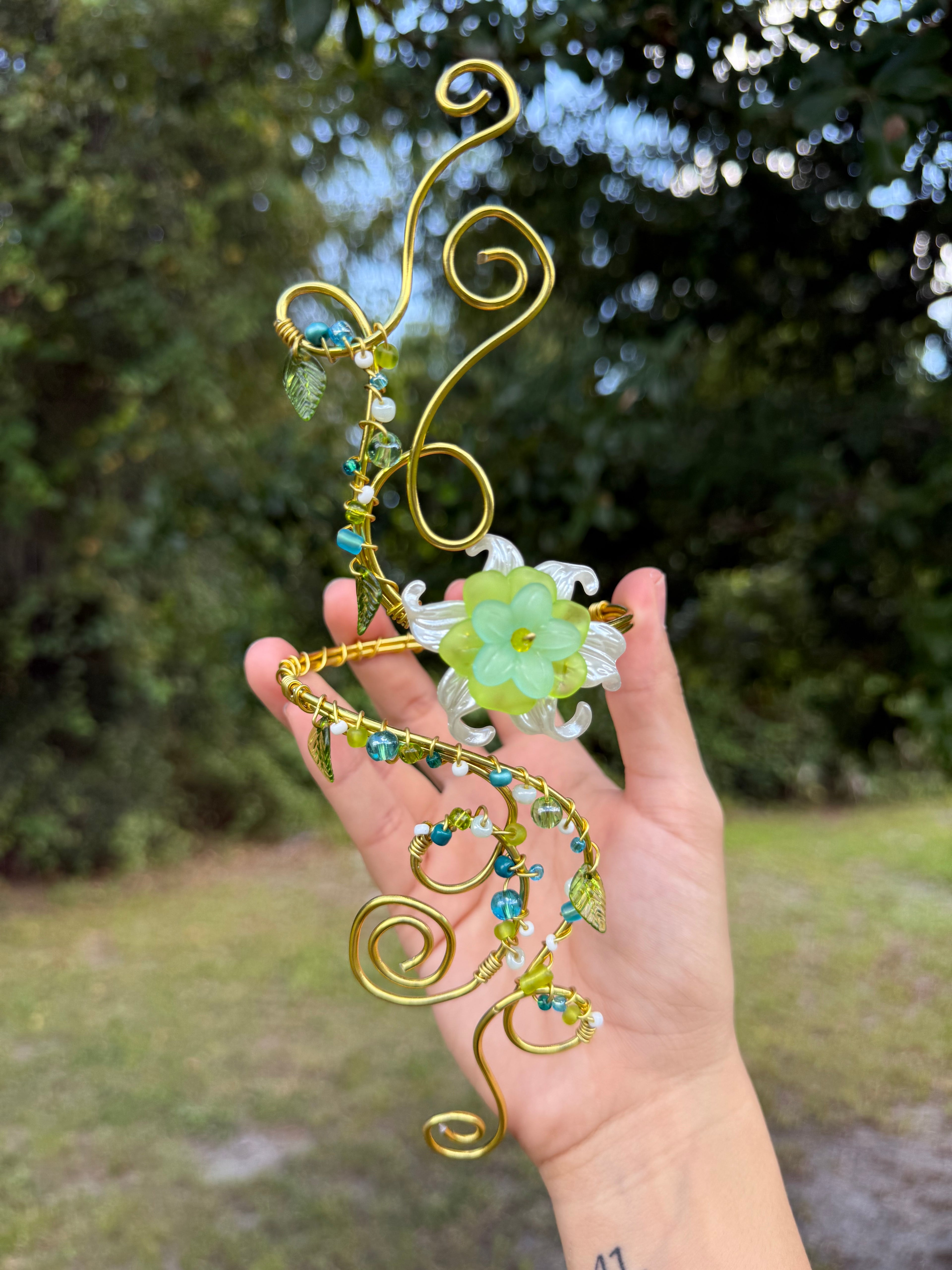 Wildflower arm cuff