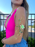 Wildflower arm cuff