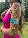 Royal Sapphire arm cuff