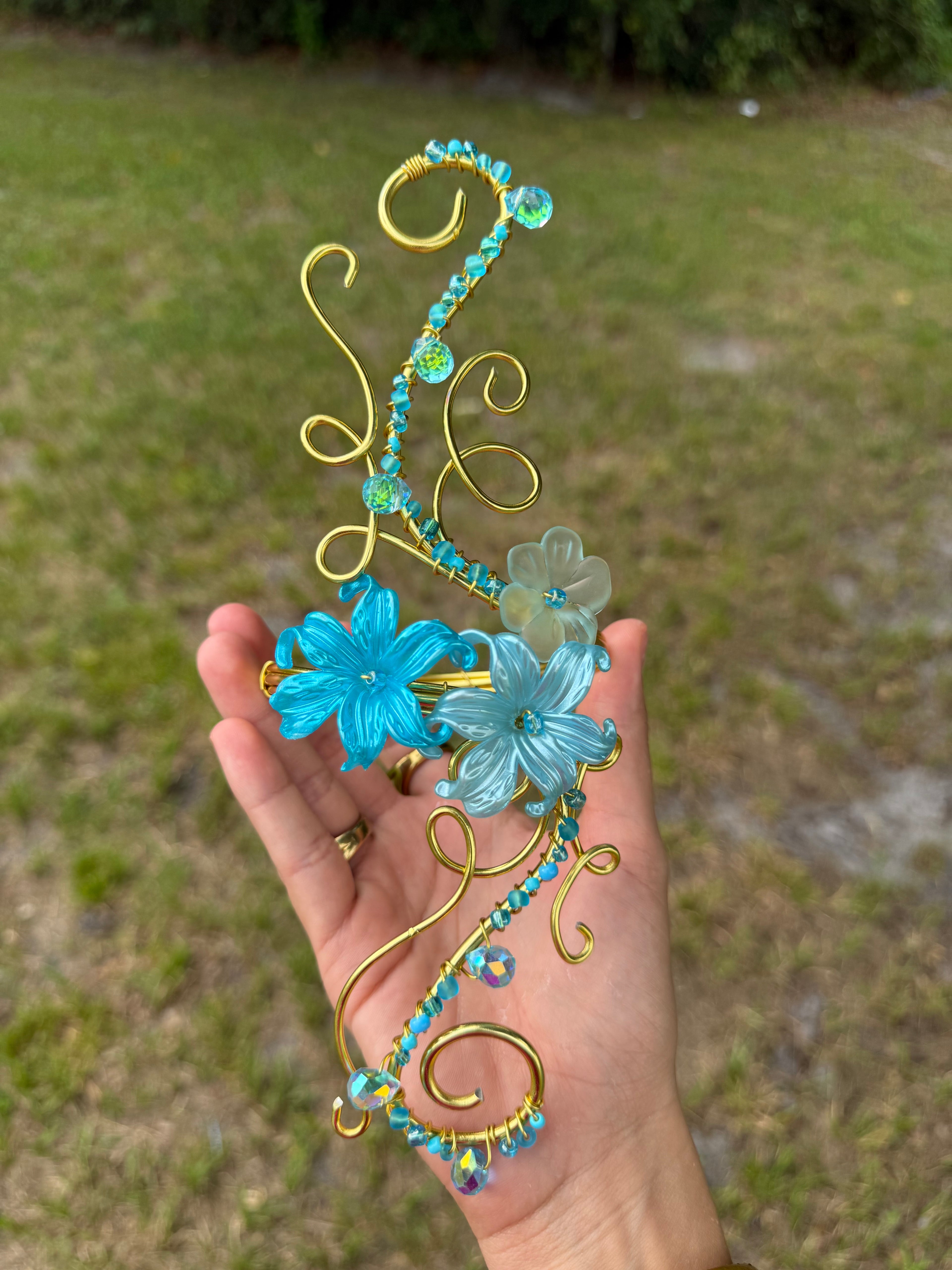 Royal Sapphire arm cuff