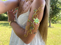 Wildflower arm cuff