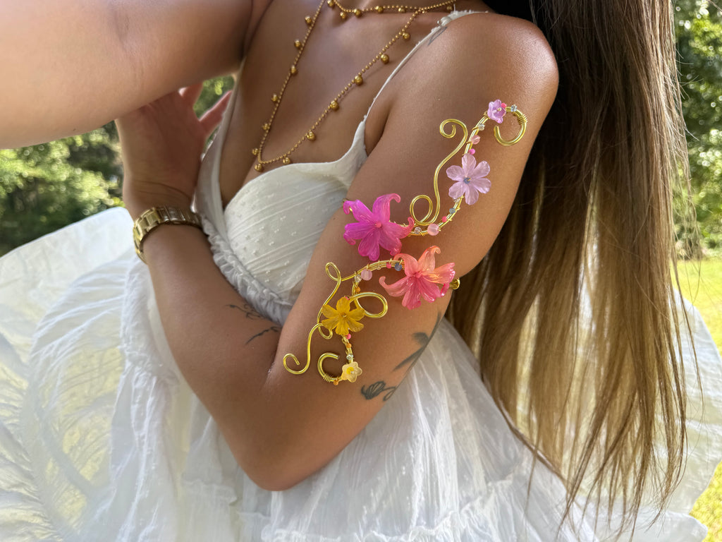 Fairy bloom arm cuff