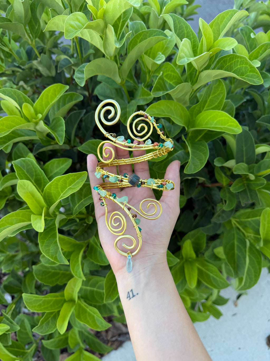 Wildflower arm cuff